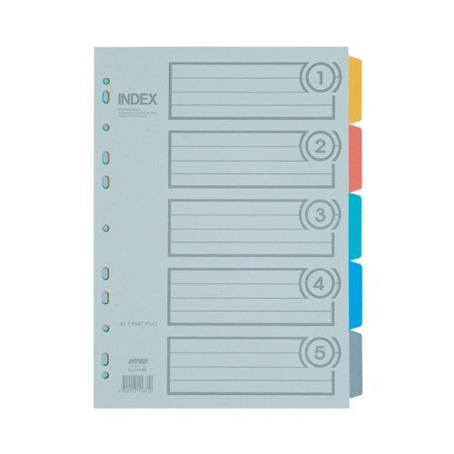 인덱스속지 5분류 I-605 PVC