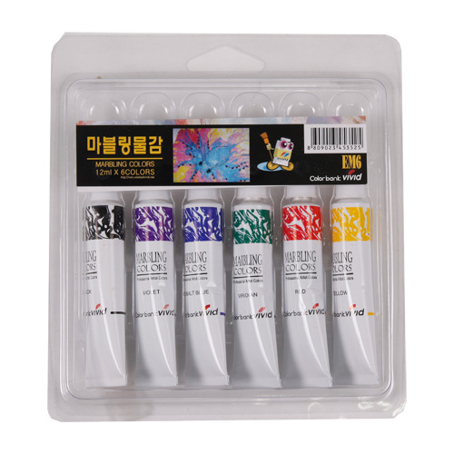 마블링12ml6색 