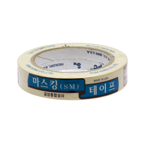마스킹 테이프(수입품) 12mm 1팩 2入 12mm * 50M