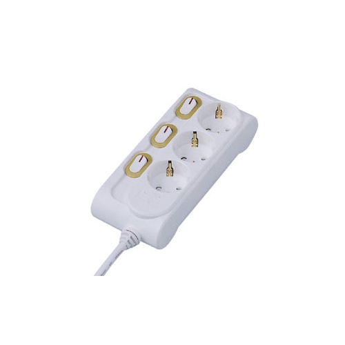 멀티탭 3구접지 개별 3M 