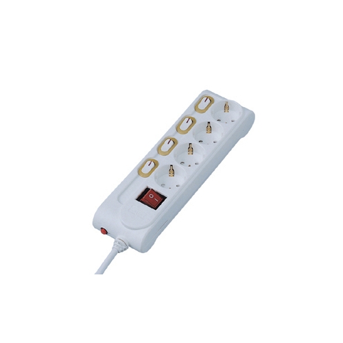 멀티탭 4구접지 개별 5M 