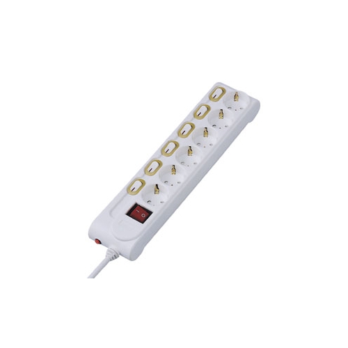 멀티탭 6구접지 개별 2.5M 