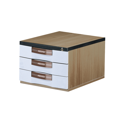 우드대형3단K서류함(에어포트) WD703A