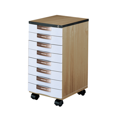 우드이동식8단K서류함(에어포트) WD708A