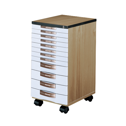 우드이동식12단K서류함(에어포트) WD7012A