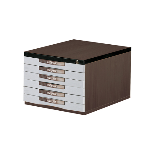 우드대형6단K서류함(월낫) WD706W