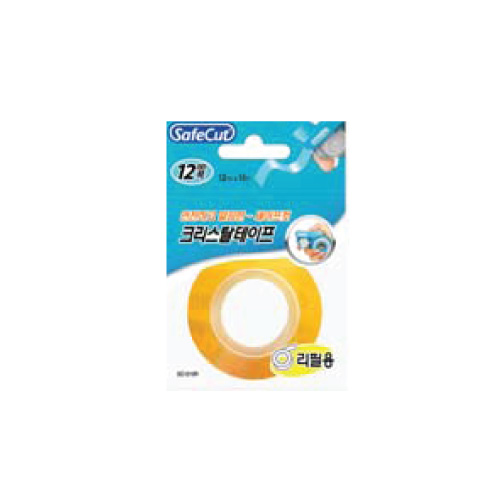 세이프컷 크리스탈테이프리필18mm 18mm*15M