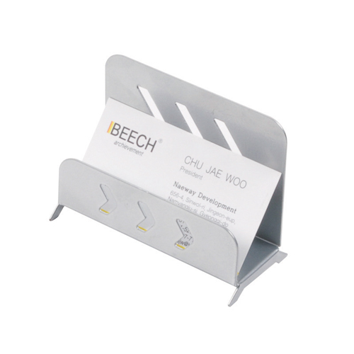 아코우 명함꽂이 은색 