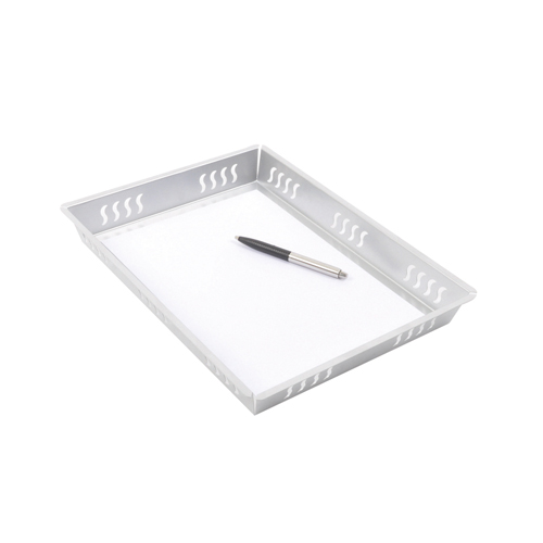 1단 서류받침 은색 (스틸)
