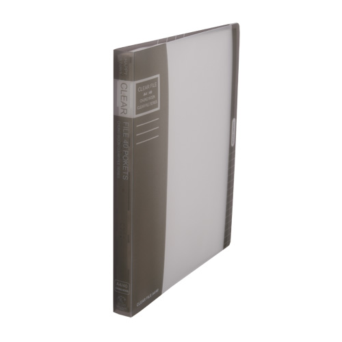 투톤 크리어화일 40P 흑색 