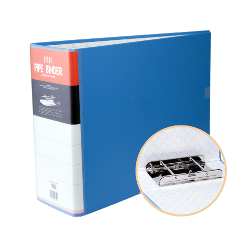 파이프 2공 바인더(군자) 규격 9cm 홀간격: 70mm