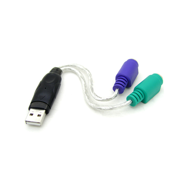 케이블 USB/PS2 Y젠더 USB→PS/2(2)