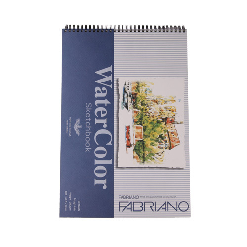 워터칼라 스케치북 4절 (스프링형) 280g