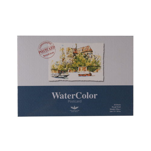 워터칼라 스케치북 엽서사이즈 (패드형) 250g