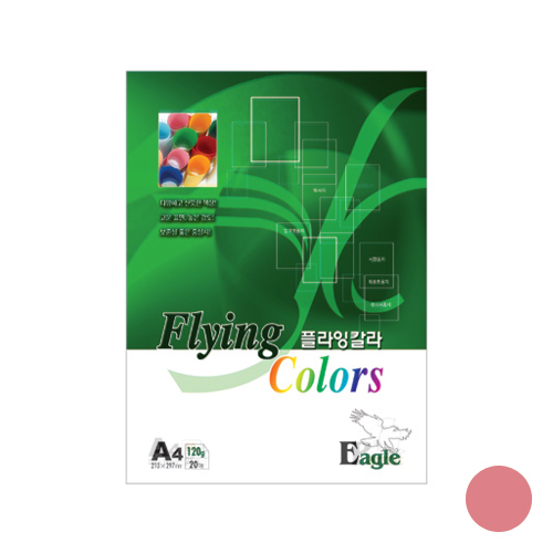 플라잉칼라 120g 진한분홍색