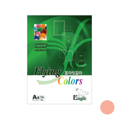 플라잉칼라 120g 연어색