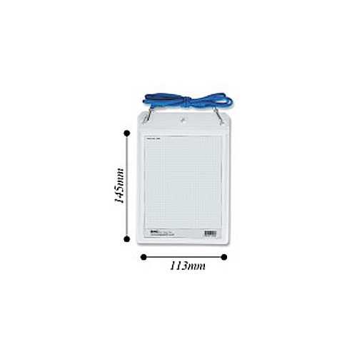 관광 명찰 세로(흑색끈) 