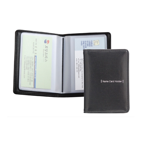 고급명함집1단 (세로) 검정 