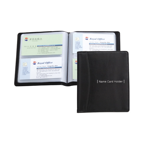 고급명함집 2단 검정 