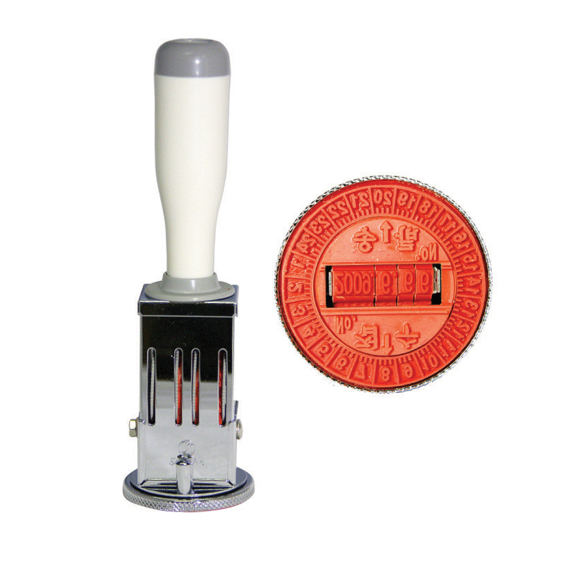 접수/발송 시간일부인(대) 40mm