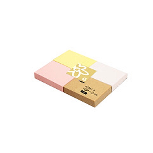 포스트잇 G3851-4 노랑 + 흰색 + 분홍 + 크라프트