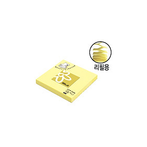 포스트잇 G7676지그재그 노랑 