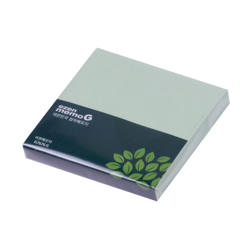 포스트잇 G7676 연두 연두색