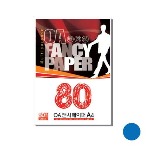 OA팬시페이퍼P-20 80g 푸른색