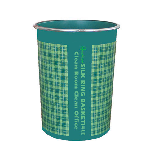 실크링 휴지통 점보 초록 