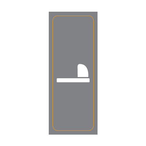 양변기(멀티)표지판(9004) 50 * 120mm