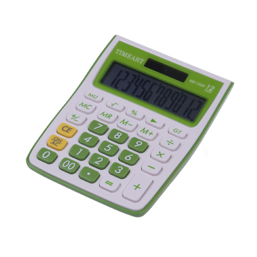 계산기 TIMEART MS-12GR 녹색 