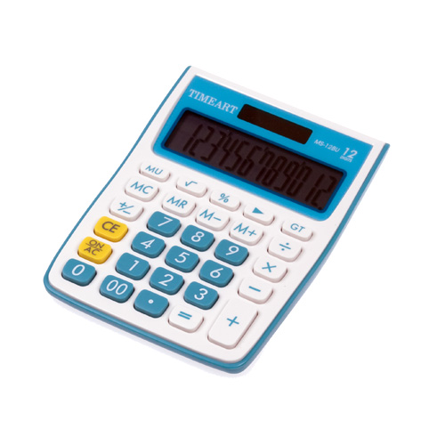 계산기 TIMEART MS-12GR 파랑 