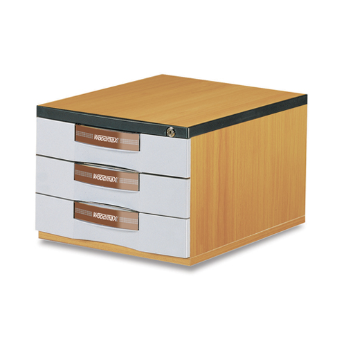 우드K3단서류함 망펄비취 WD703G 