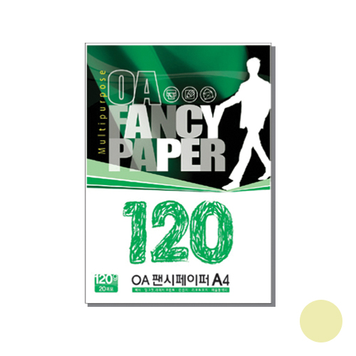OA팬시페이퍼M-03 120g 흰배추색