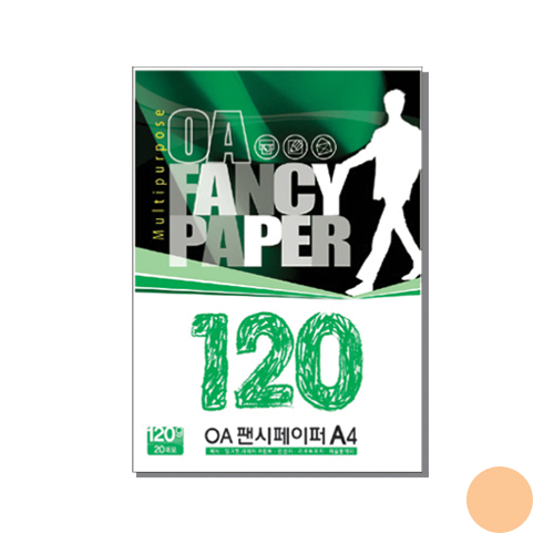 OA팬시페이퍼M-06 120g 연주황색