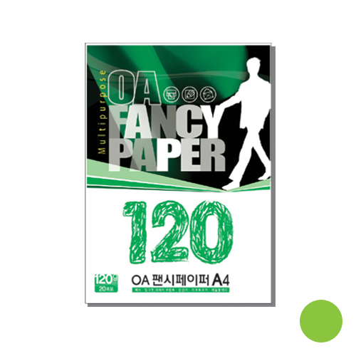 OA팬시페이퍼M-15 120g 연두색