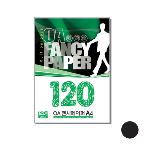 OA팬시페이퍼M-25 120g 검정색