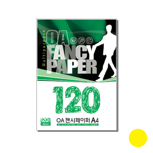 OA팬시페이퍼M-49 120g 진노랑색