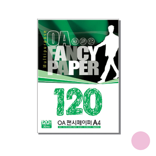 OA팬시페이퍼M-53 120g 진분홍색