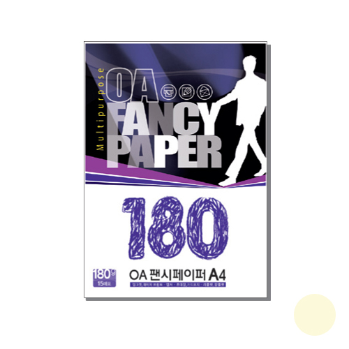 OA팬시페이퍼R-01 180g 흰미색