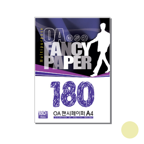 OA팬시페이퍼R-03 180g 흰배추색