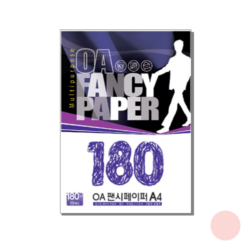 OA팬시페이퍼R-05 180g 분홍색