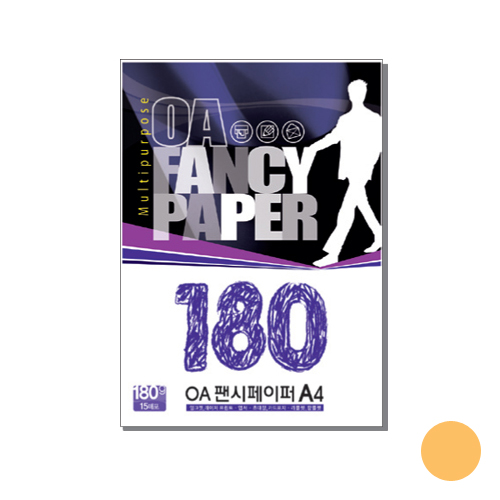 OA팬시페이퍼R-07 180g 땅콩색