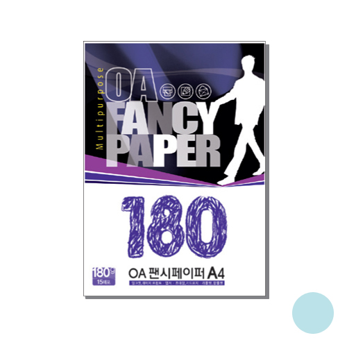OA팬시페이퍼R-18 180g 연하늘색