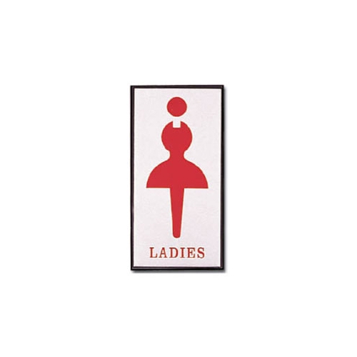 여성화장실알루미늄표지판 LADIES-H1802 (200*100*3t)