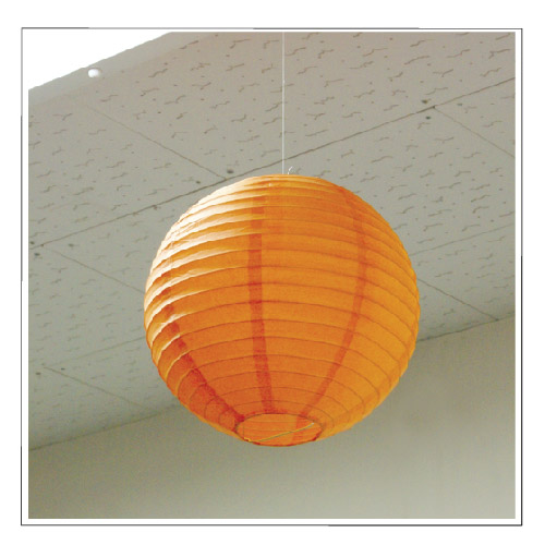 원형등(대)오렌지(6004) 290*290