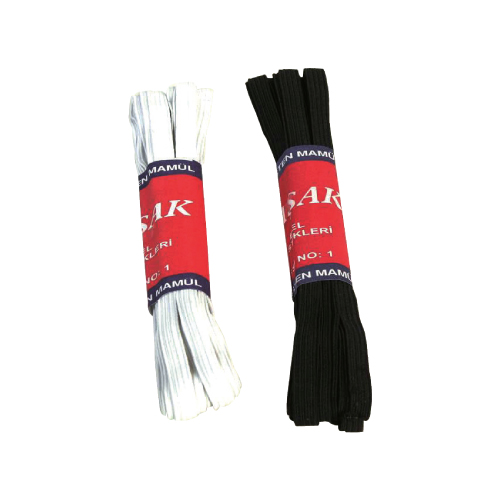 납작고무줄(검정.흰색) 길이: 5M