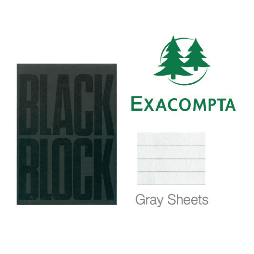 엑스콤타블랙블록패드(EX5708) 210*297mm 70매 줄지