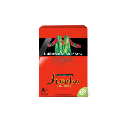 점보OA팬시P51 500매 진주홍색